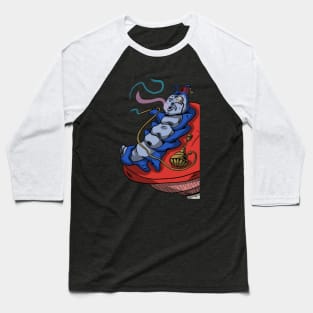 The Blue Caterpillar Baseball T-Shirt